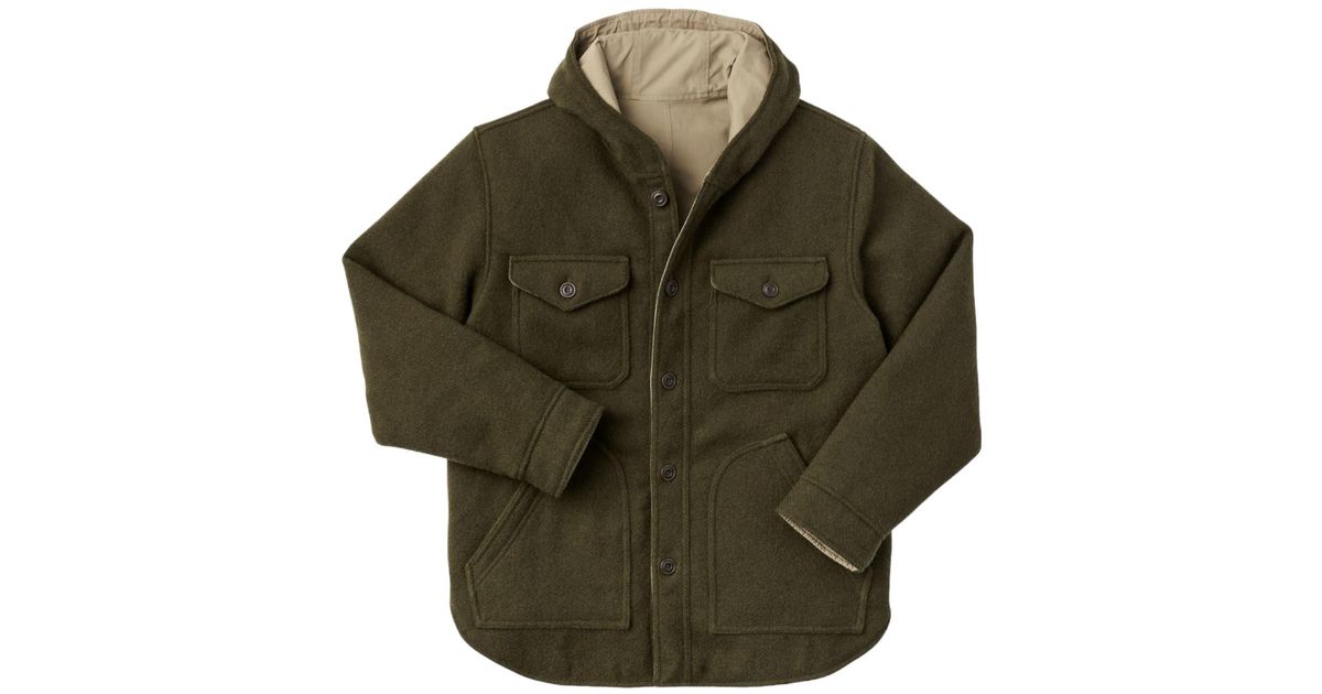 Filson Snohomish Reversible Jacket Mckinley Olive in Green for Men | Lyst