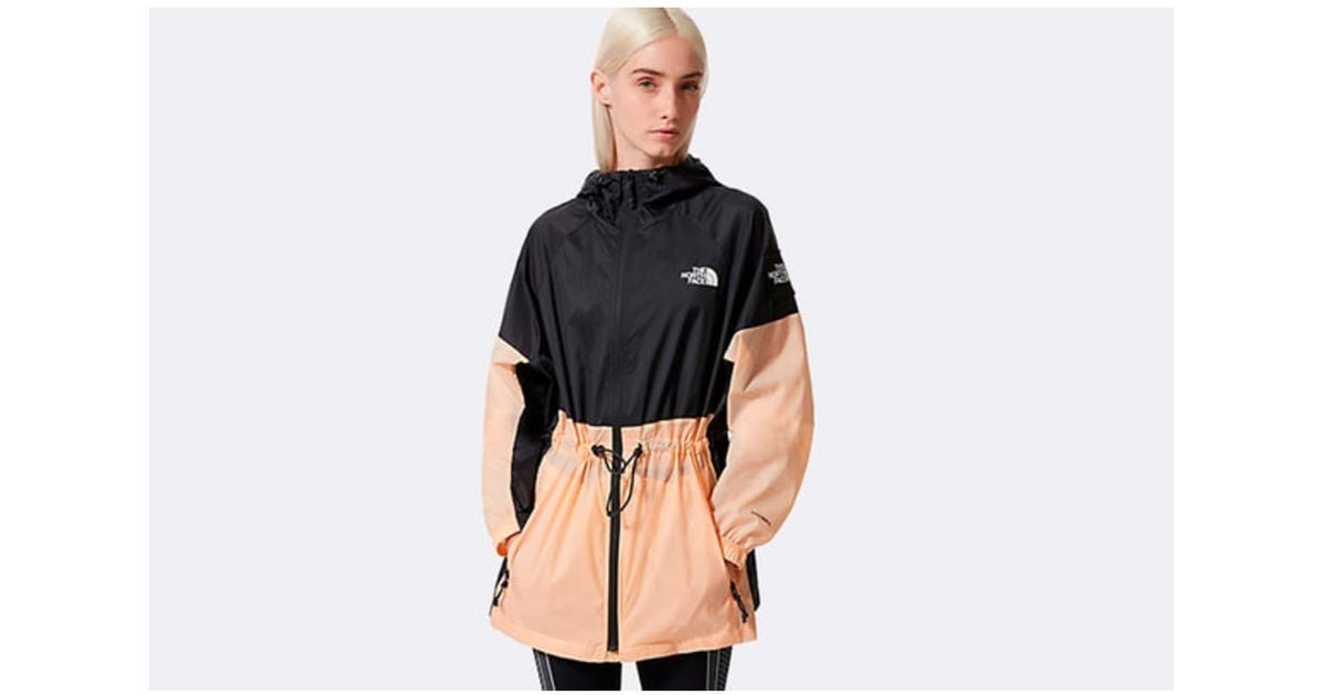 The North Face Synthetic Wmns Phlego Wind Jacket Apricot Ice in Black | Lyst