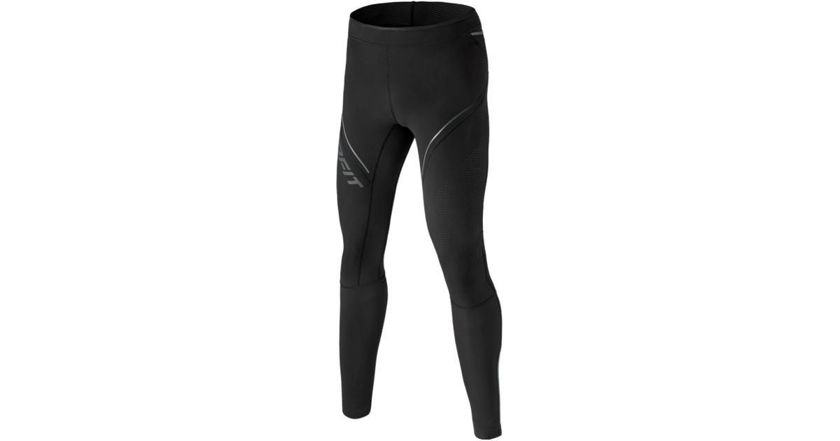 Dynafit Winter Running Tights Black Out Pants for Men Lyst