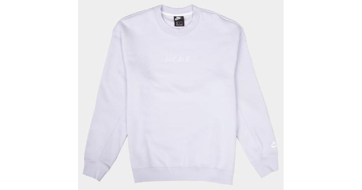 nike lilac crew neck
