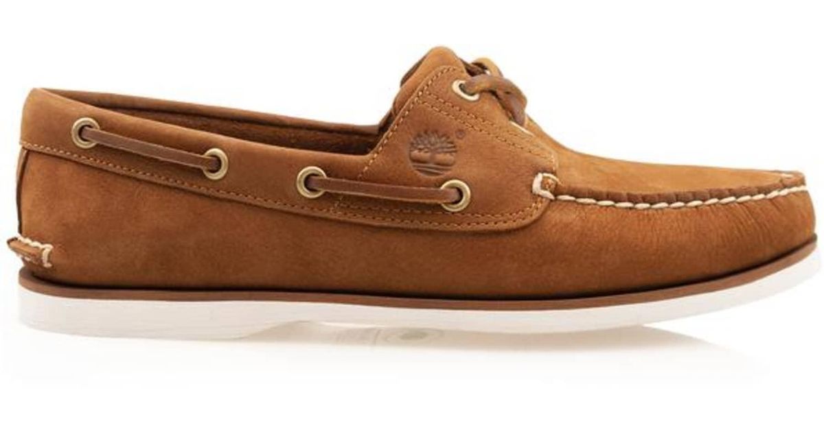 Timberland Leather Classic Boat Shoe A 43 V 1 Rust Nubuck in Brown for Men  - Save 31% | Lyst