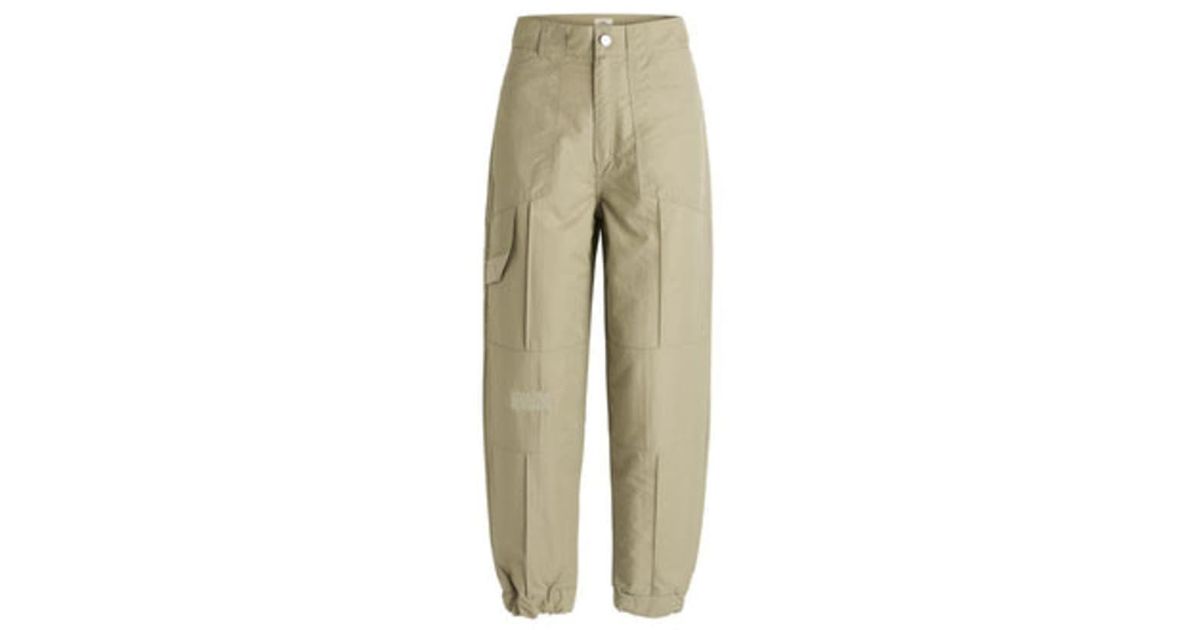 Mads Norgaard Airy Tech Kima Pants in Natural | Lyst