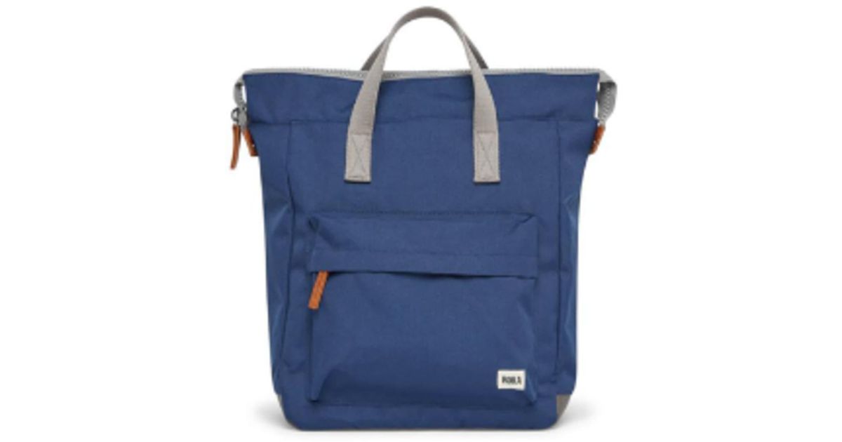 Roka Medium Mineral Canvas Sustainable Bantry B Bag in Blue Lyst