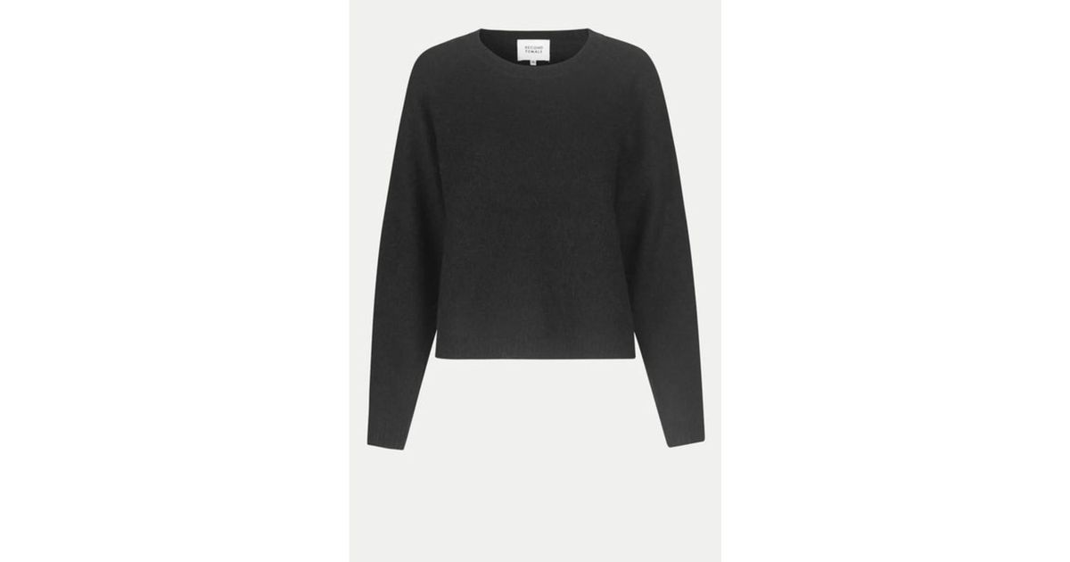 Second Female Brook O Knit in Black | Lyst
