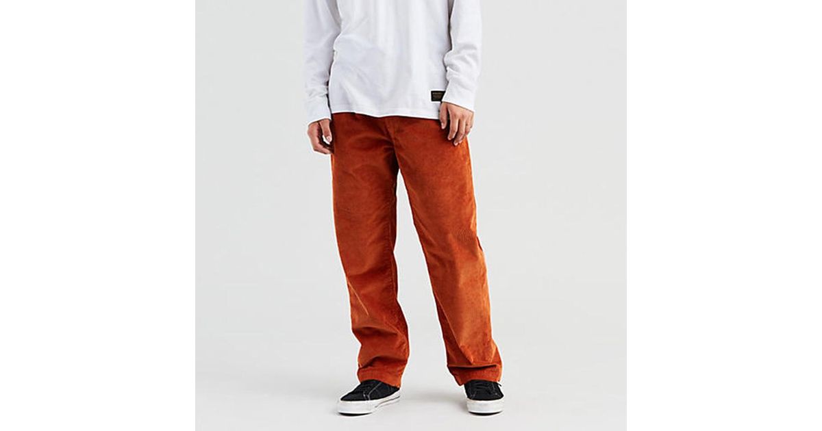 levis skate pleated trousers