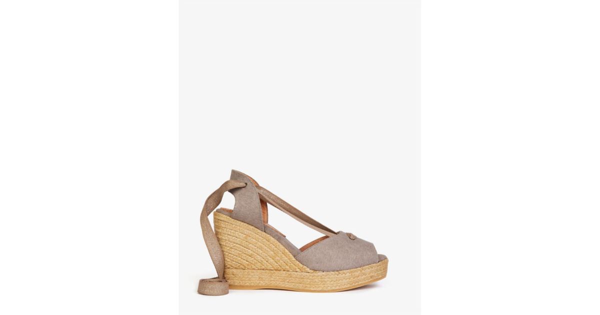 Penelope Chilvers High Catalina Espadrille in Natural | Lyst UK