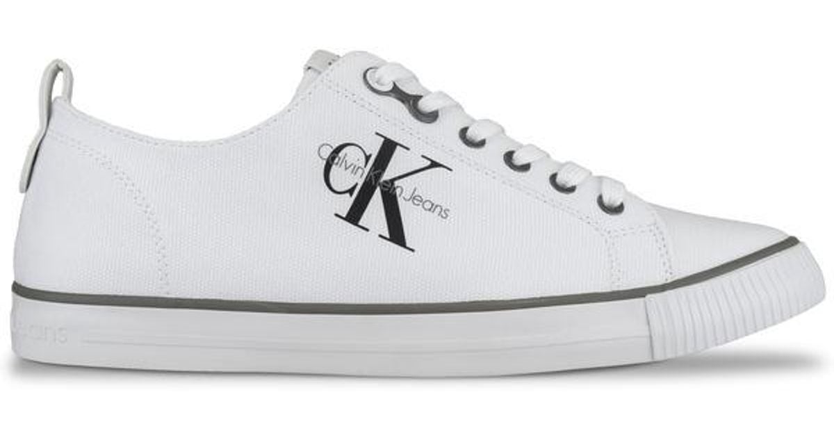 calvin klein white canvas shoes,OFF 69%www.jtecrc.com