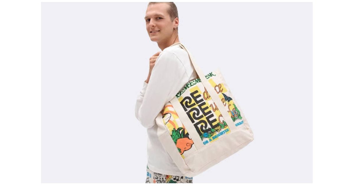 Vans Eco Positivity Tote Bag Natural for Men | Lyst