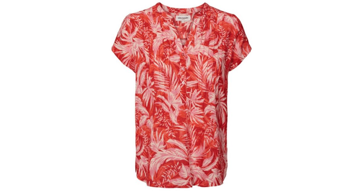 Lolly's Laundry Heather Red Top | Lyst