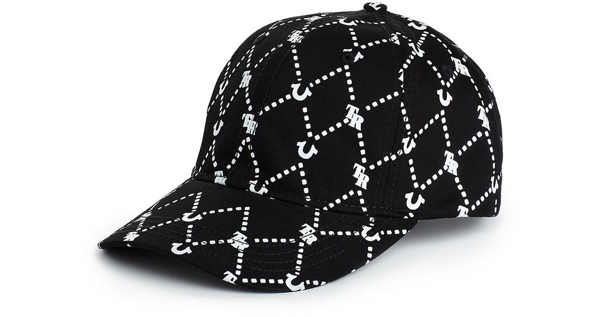 black true religion hat