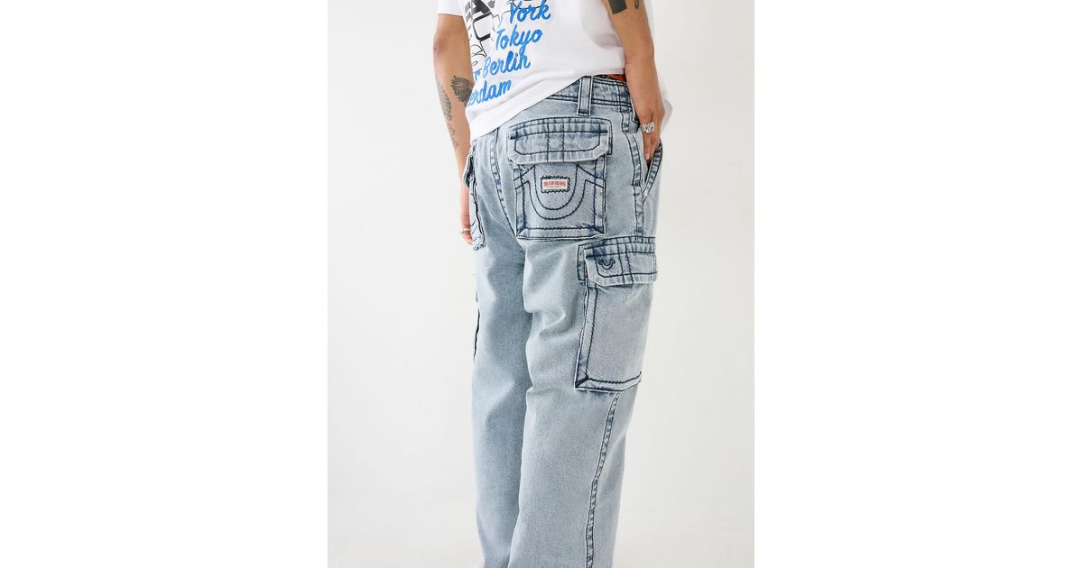 True Religion Bobby Big T Cargo Jean in Blue for Men | Lyst True Religion Bobby Big T Cargo Jean in Blue for Men | Lyst