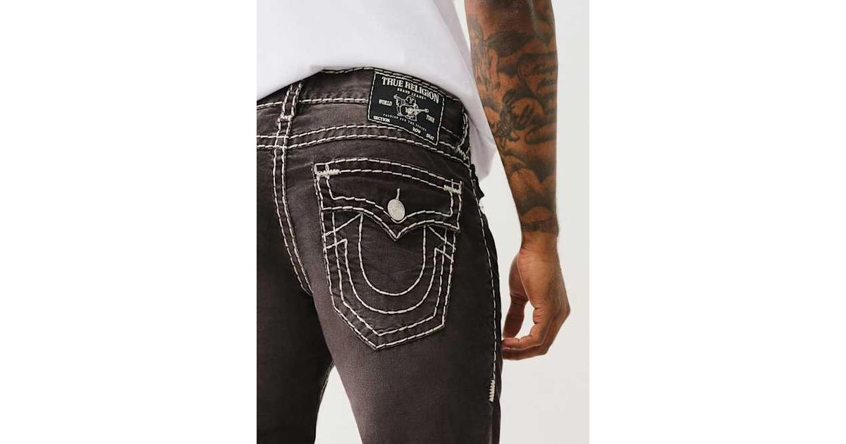 True Religion Ricky Super T Micro Corduroy Straight Pant | Lyst
