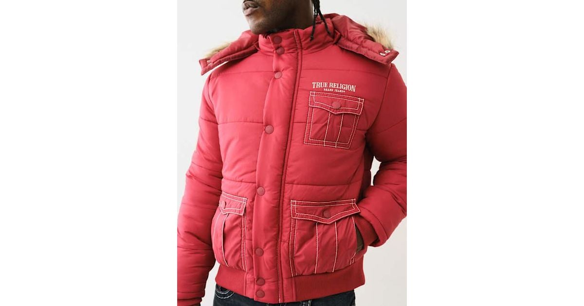 Mens Jackets True Religion Puffer Coat True Religion Puffer Jacket