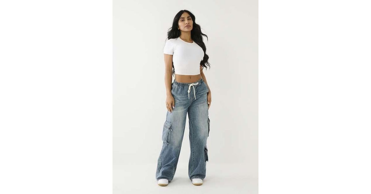 True Religion JESSIE BIG T オーバーオール JESSIE BIG T OVERSIZED OVERALL - Amestoy | True Religion