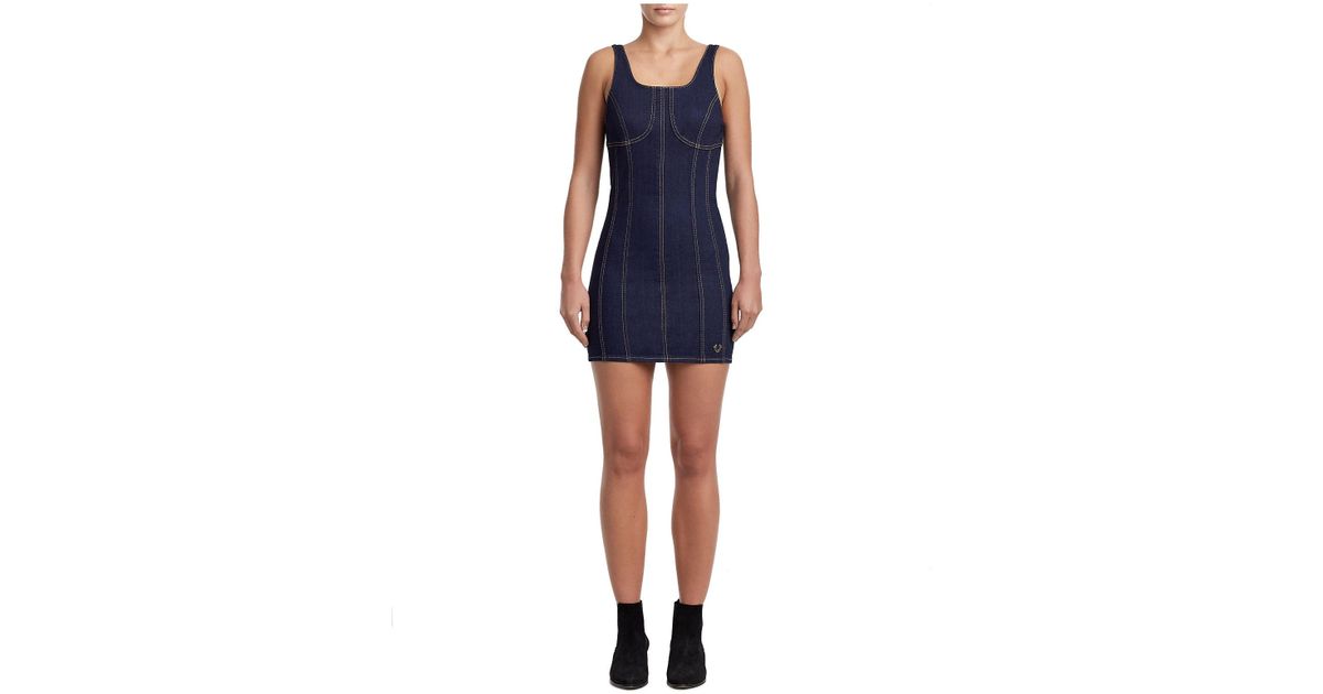 true religion denim dress