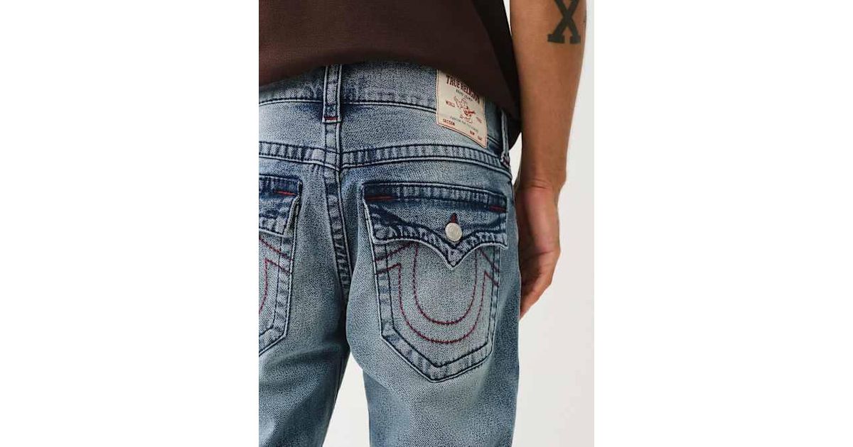 True Religion Geno Big T Slim Jean in Blue for Men | Lyst