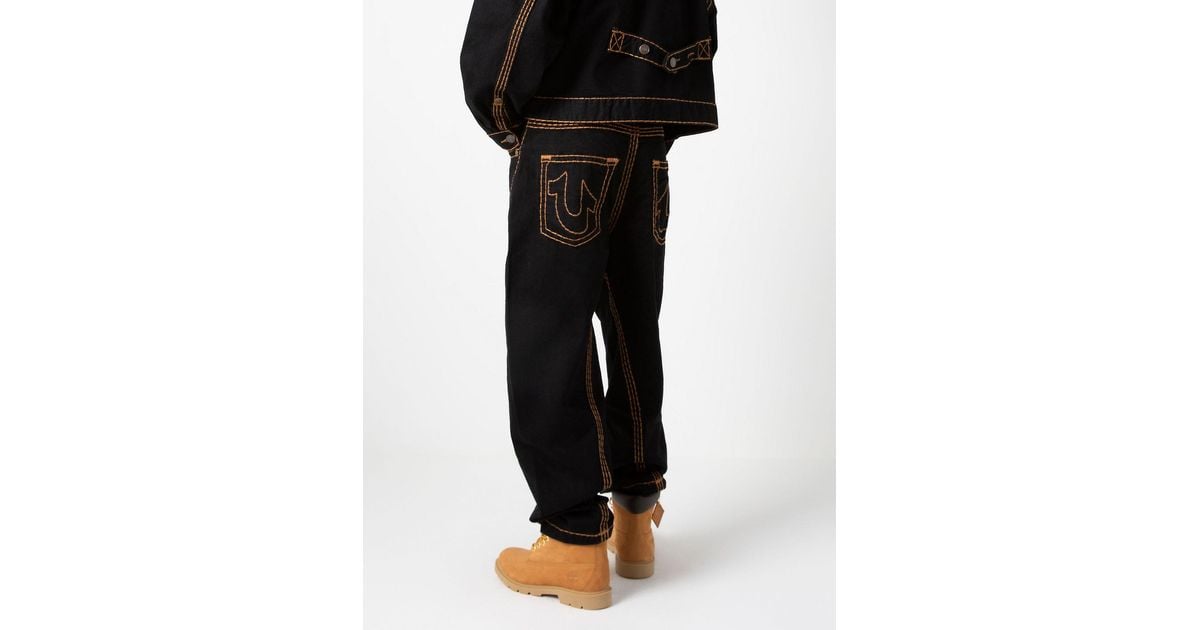 TRUE RELIGION Sebastien Ami X Warped Joey Super T in Black for Men