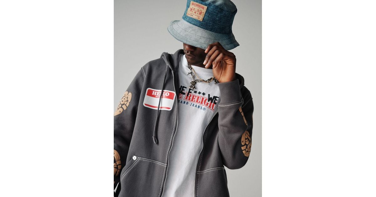 True Religion Tr X Complexcon Bucket Hat in Gray for Men Lyst