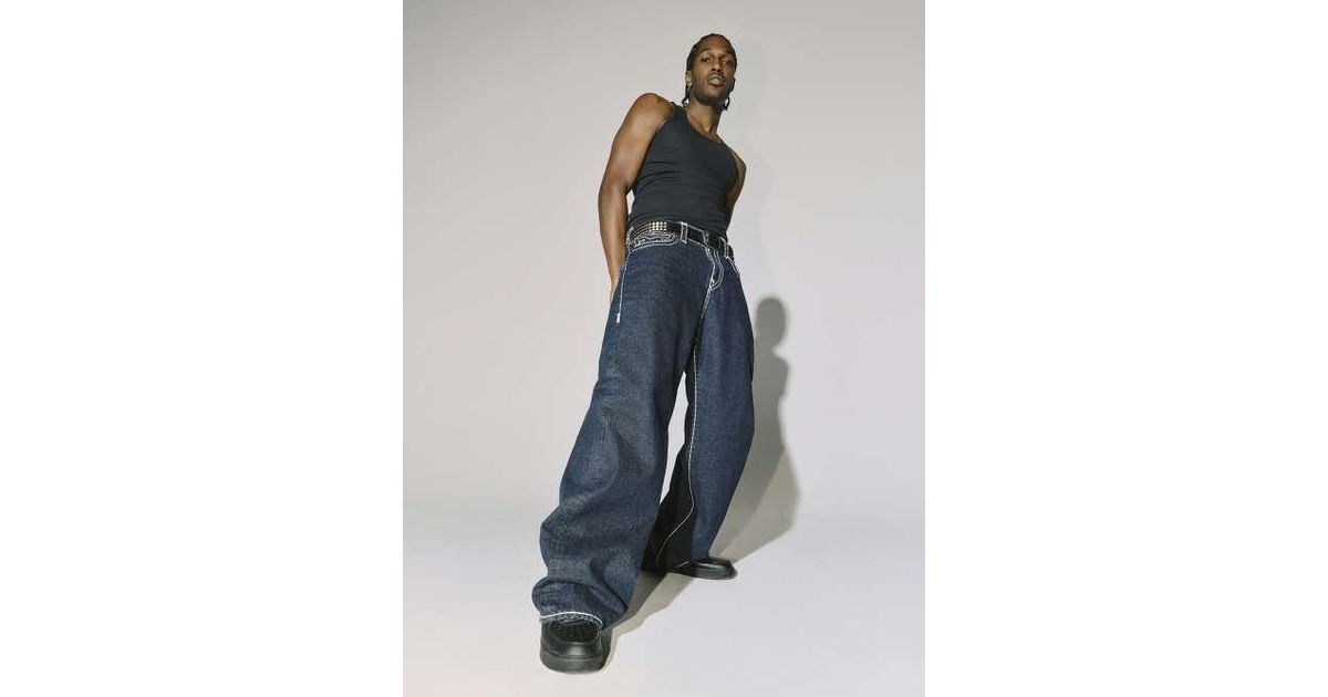 True Religion Vinny Super T Ultra Baggy Jean in Blue for Men