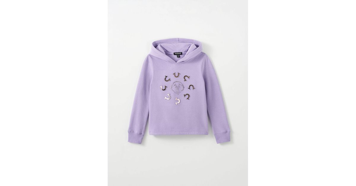 Purple true best sale religion hoodie