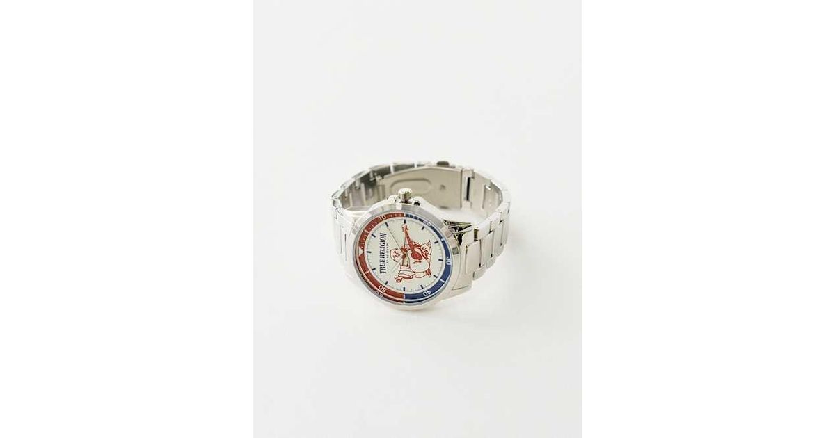 TRUE RELIGION Buddha Watch in White for Men | Lyst