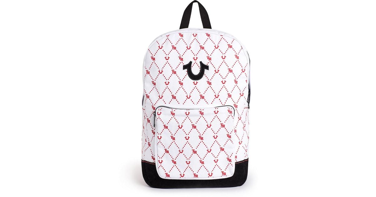 black true religion backpack