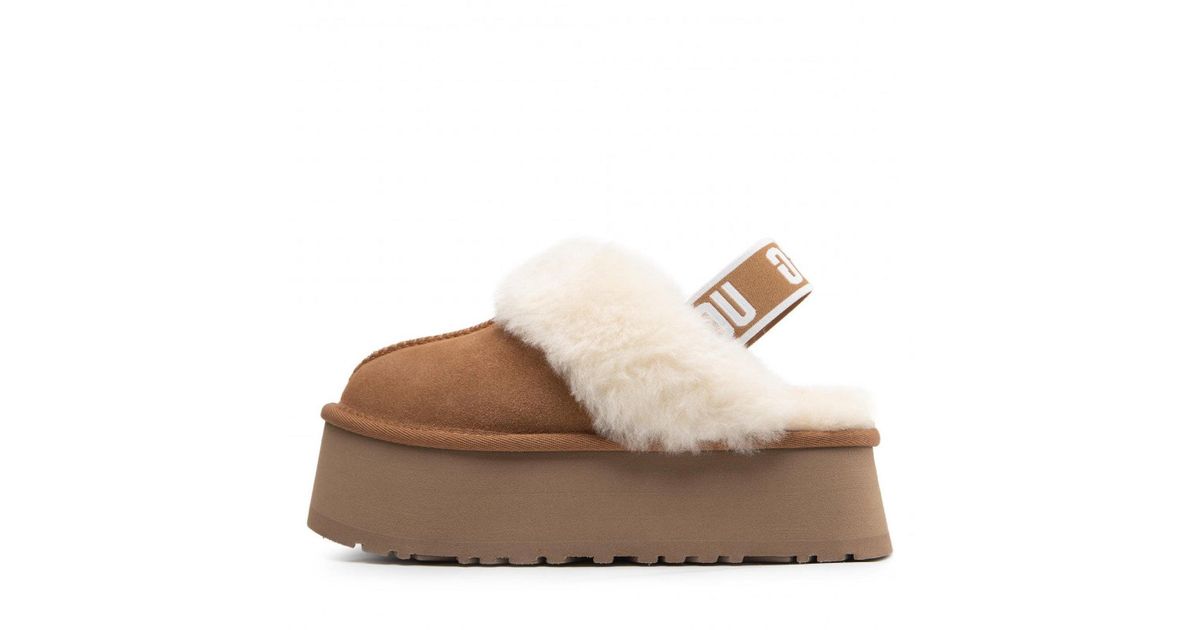 UGG Slippers With Elastic in Brown Lyst