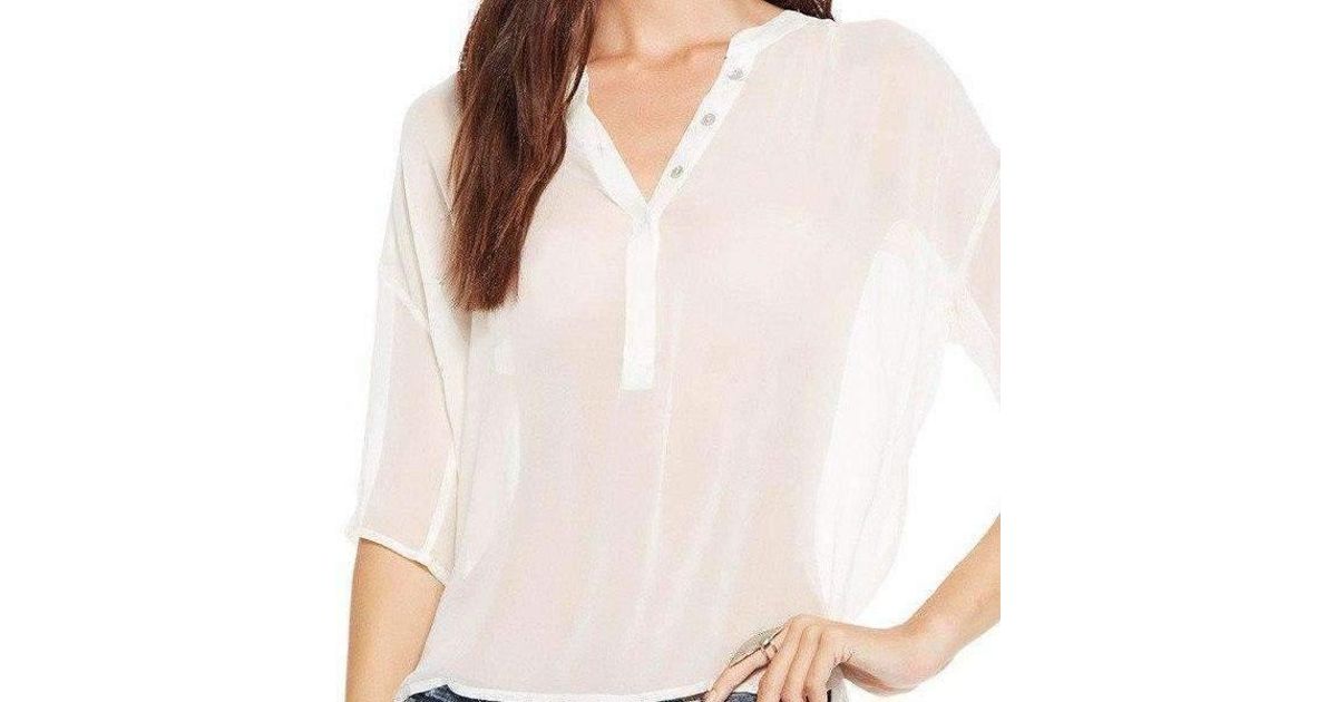 sheer white blouse