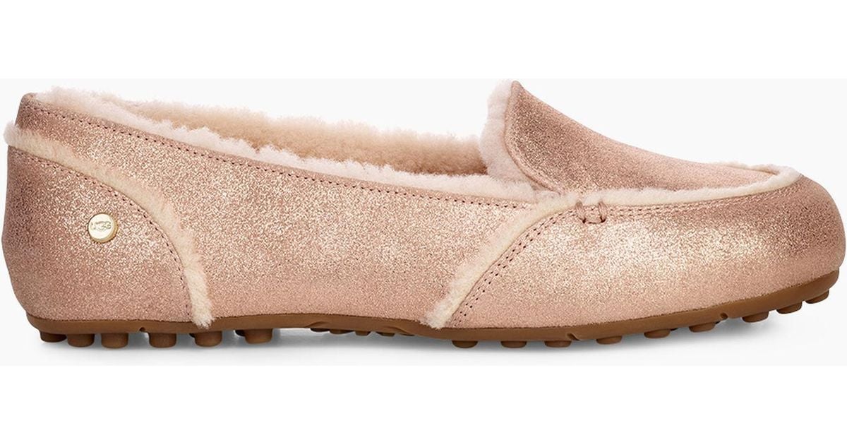 ugg hailey metallic loafer