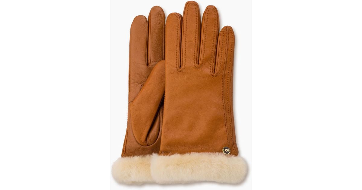 ugg classic leather smart glove