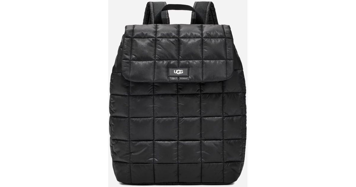 UGG Adaya Backpack Puff Nylon Backpacks in Black | Lyst UK