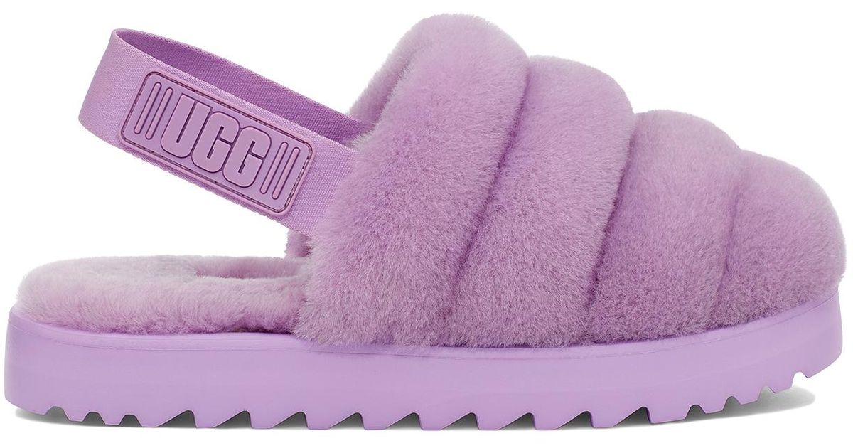 ugg fluffy slippers on sale