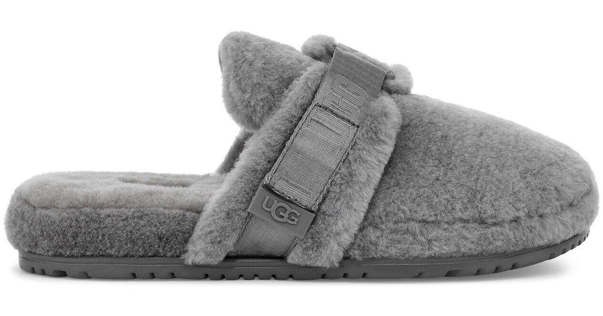 UGG Wool Fluff It Slipper in Gray for Men Lyst