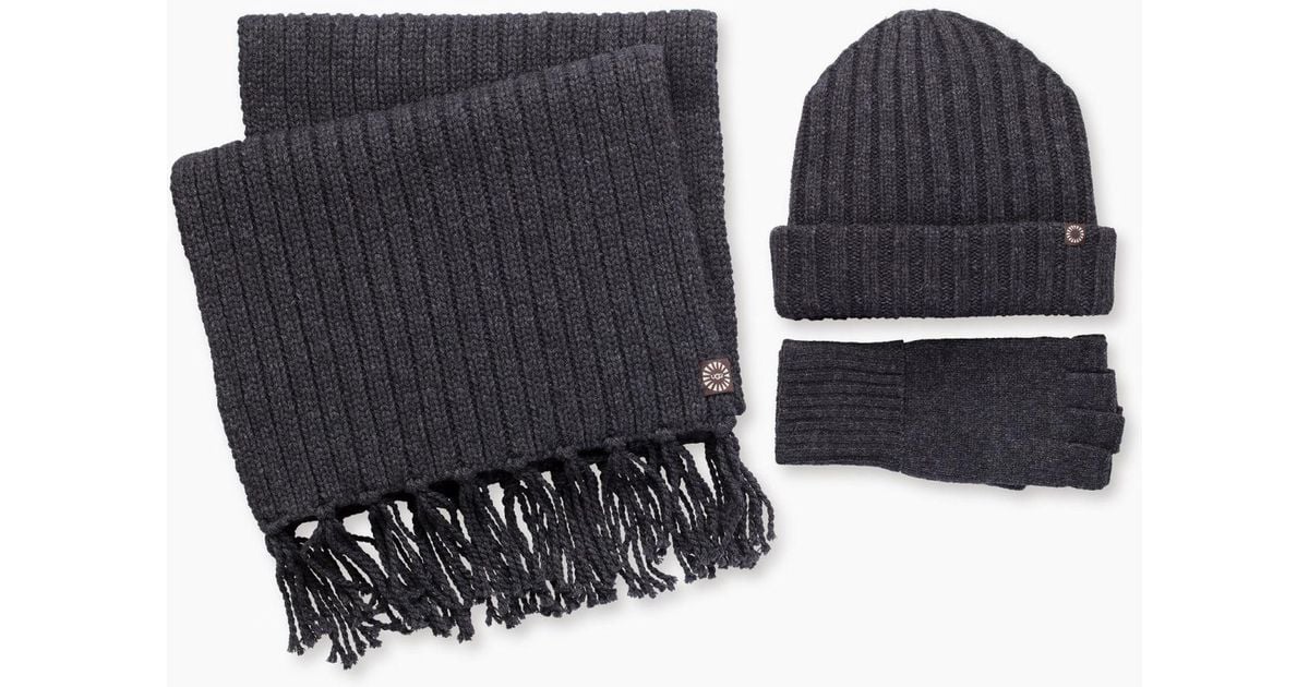 ugg gloves and scarf set