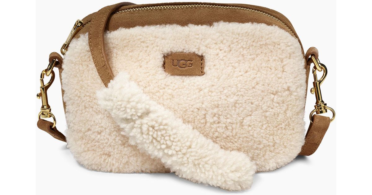 Ugg Natural Janey Sheepskin Crossbody Ii Ugg Natural Janey Sheepskin Crossbody Ii
