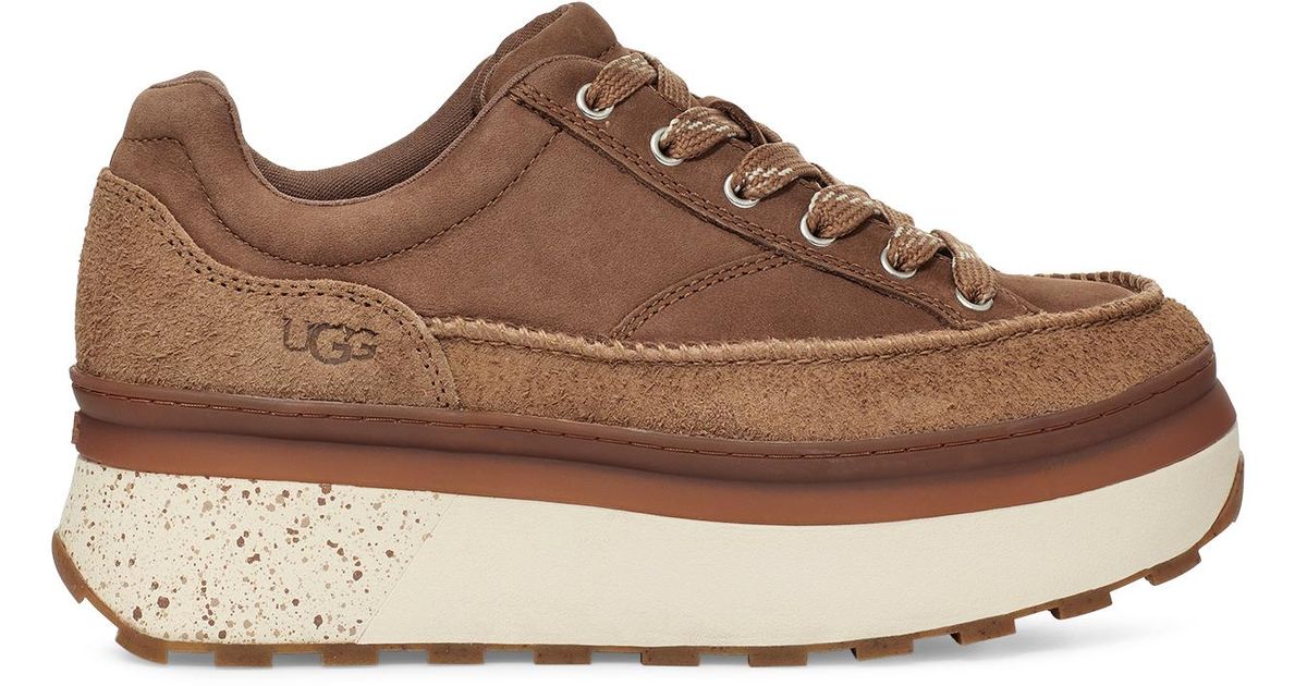ugg marin lace platform sneaker
