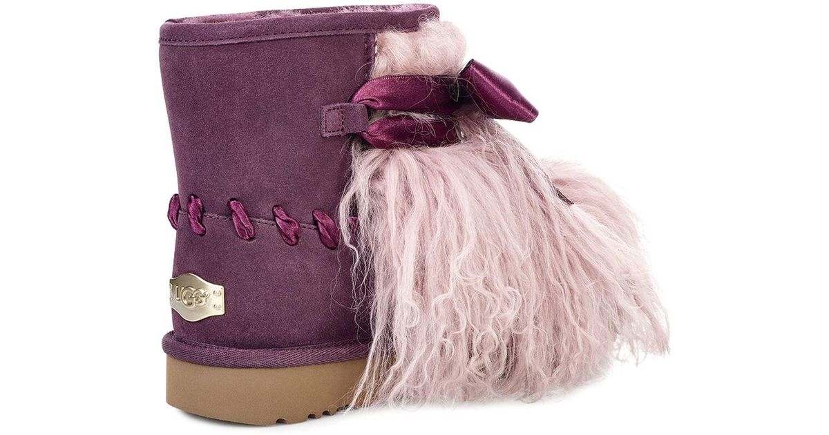 ugg classic mini mongolian boot
