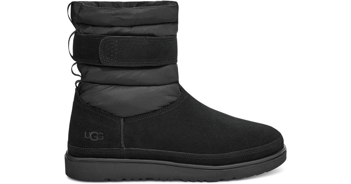 UGG Classic Short Pull-on Weather Suede Classic Boots in Black for Men -  Lyst