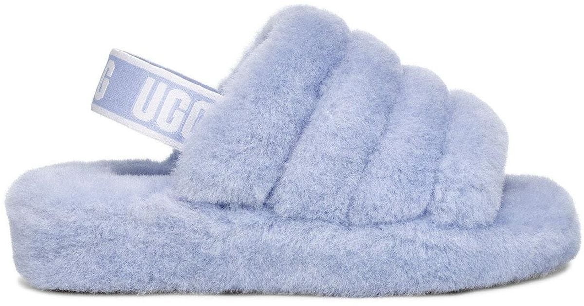 uggs slides blue