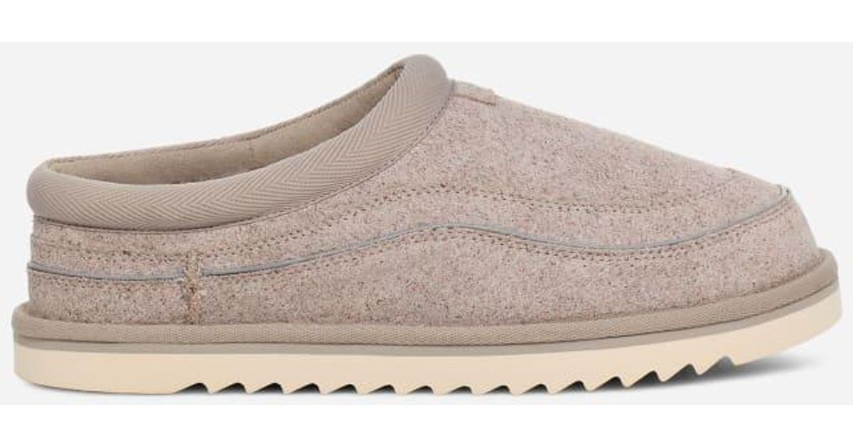 UGG ® Tasman Cali Wave Suede/recycled Materials Clogsslippers in Black