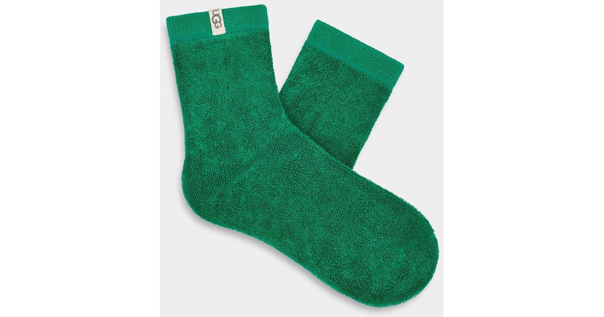 UGG Synthetic Droplet Sock in Emerald Green (Green) Lyst