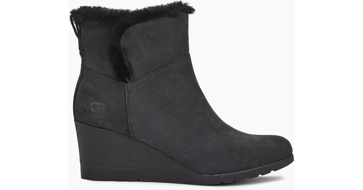 ugg devorah wedge boot black