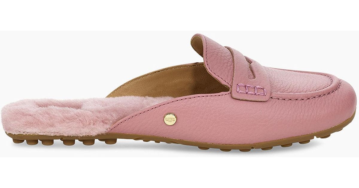 ugg pink loafers