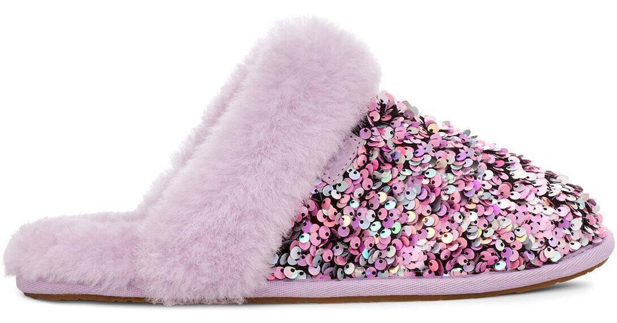 purple ugg scuffette slippers