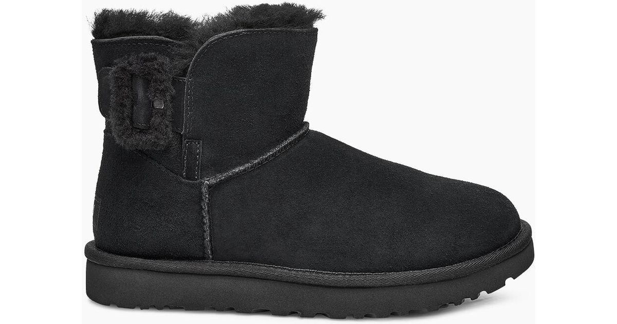 ugg mini bailey fluff buckle