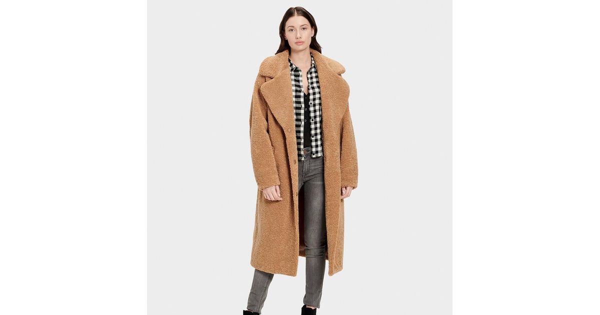 mid length teddy bear coat