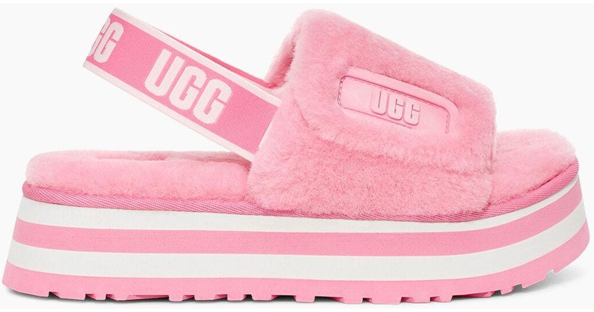 UGG Disco Slide in Pink | Lyst UK