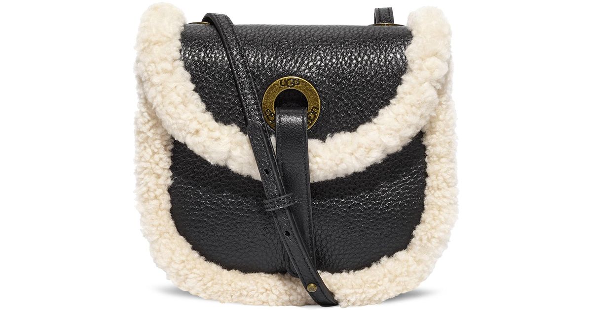 UGG Heritage Crossbody Leather in Black | Lyst