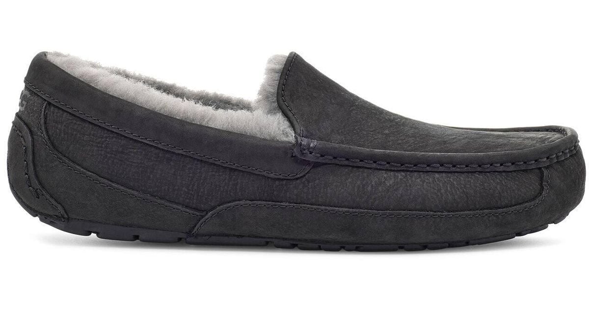 ugg ascot faux fur driver loafer