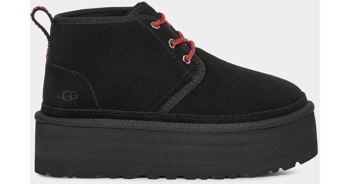 UGG Neumel Heritage Platform in Black | Lyst